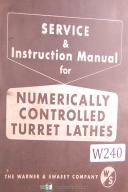 Warner & Swasey-Warner & Swasey SC-15 & SC-17, NC Turret Lathes, Service Manual Year (1971)-M-4820-M-4860-SC-15-SC-17-01